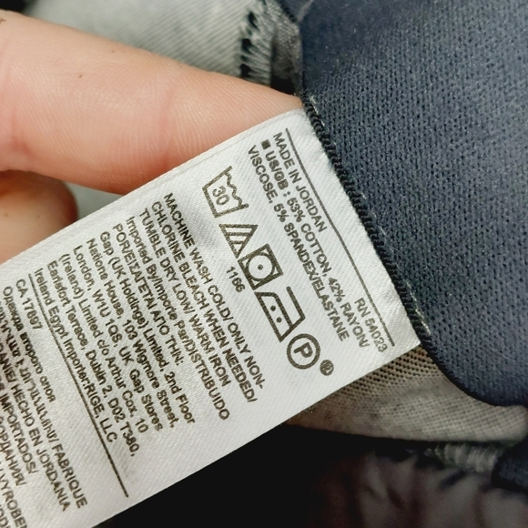 Banana Republic Gray Flat Front Side Zip Business Casual Dress Trousers P3402 - Picture 7 of 8